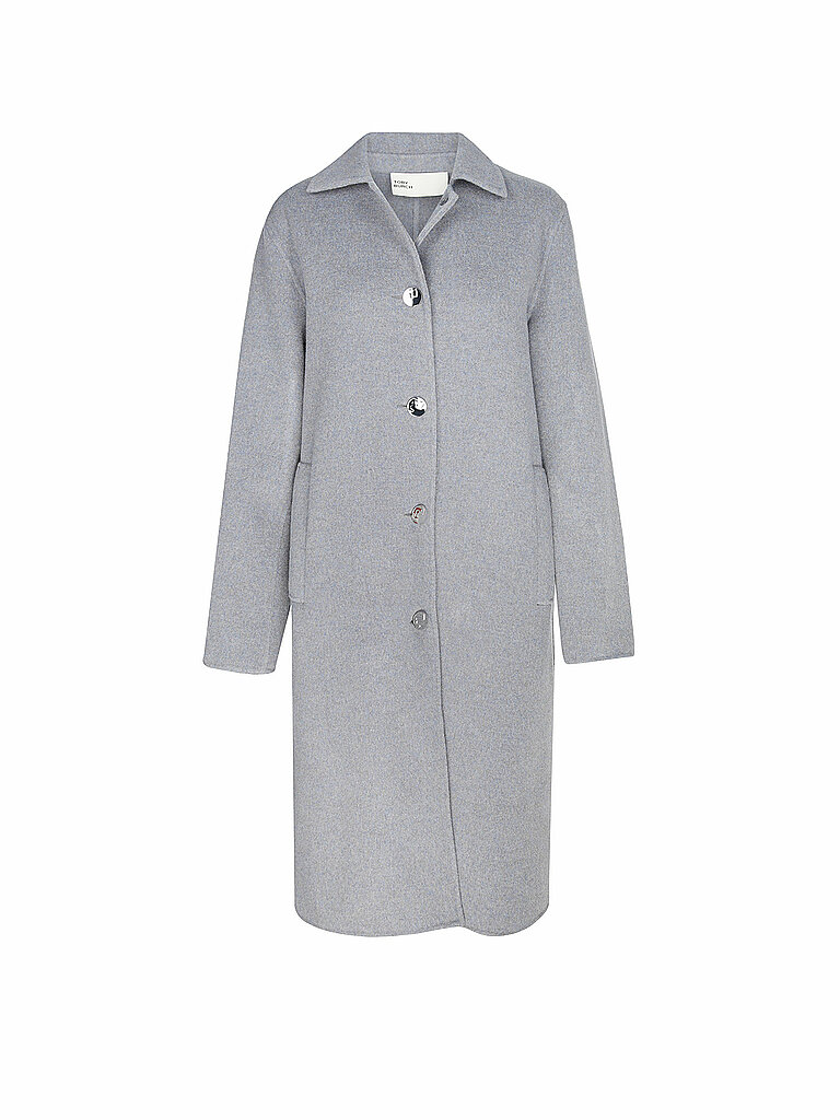 Tory Burch Wool Coat Gray 40 3